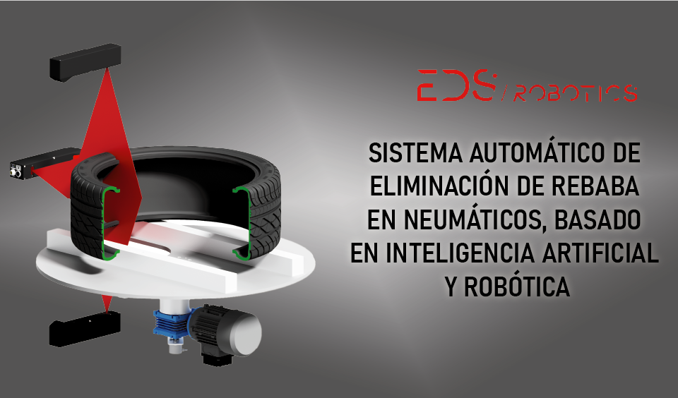 sistema de eliminación de rebaba de neumático